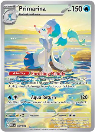 Primarina 088/084 - ME05 Pitch Black Holofoil