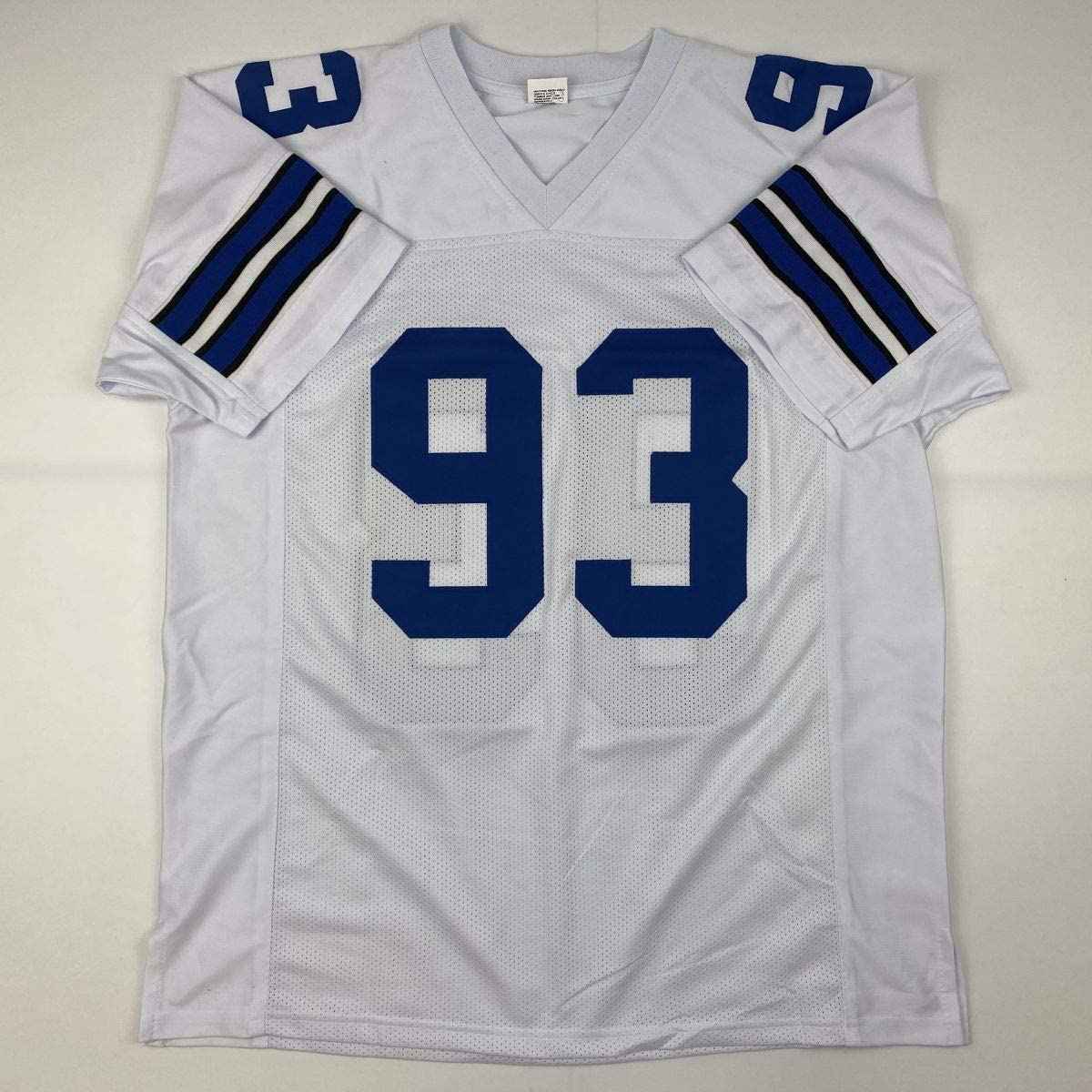 Autographed/Signed Gerald McCoy Dallas White Football Jersey PSA/DNA COA