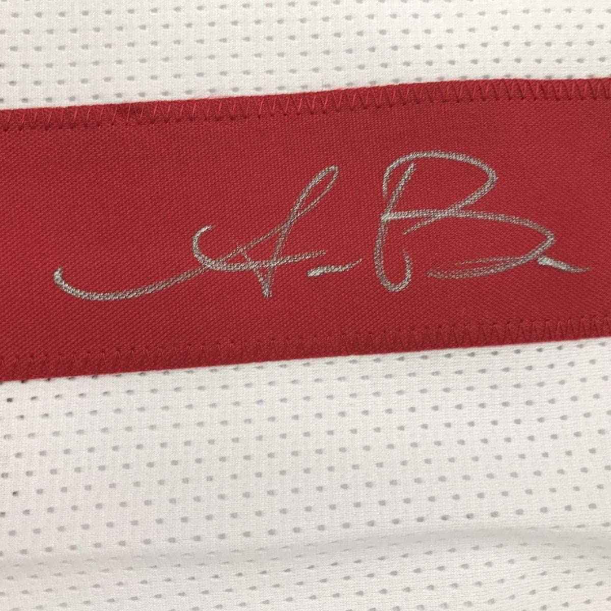 Autographed/Signed AJ A.J. Brown Ole Miss White College Football Jersey JSA COA