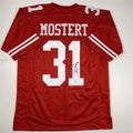 Autographed/Signed Raheem Mostert San Francisco Red Football Jersey JSA COA