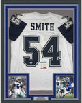 Framed Autographed/Signed Jaylon Smith 35x39 Dallas Color Rush Football Jersey PSA/DNA COA