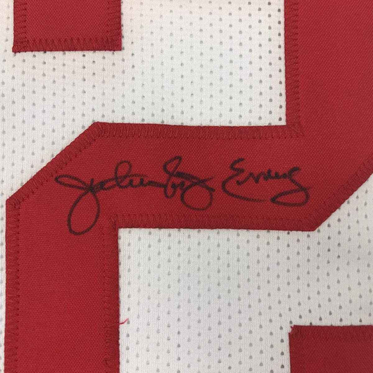 Autographed/Signed Julius Erving Dr. J New York ABA White Basketball Jersey JSA COA