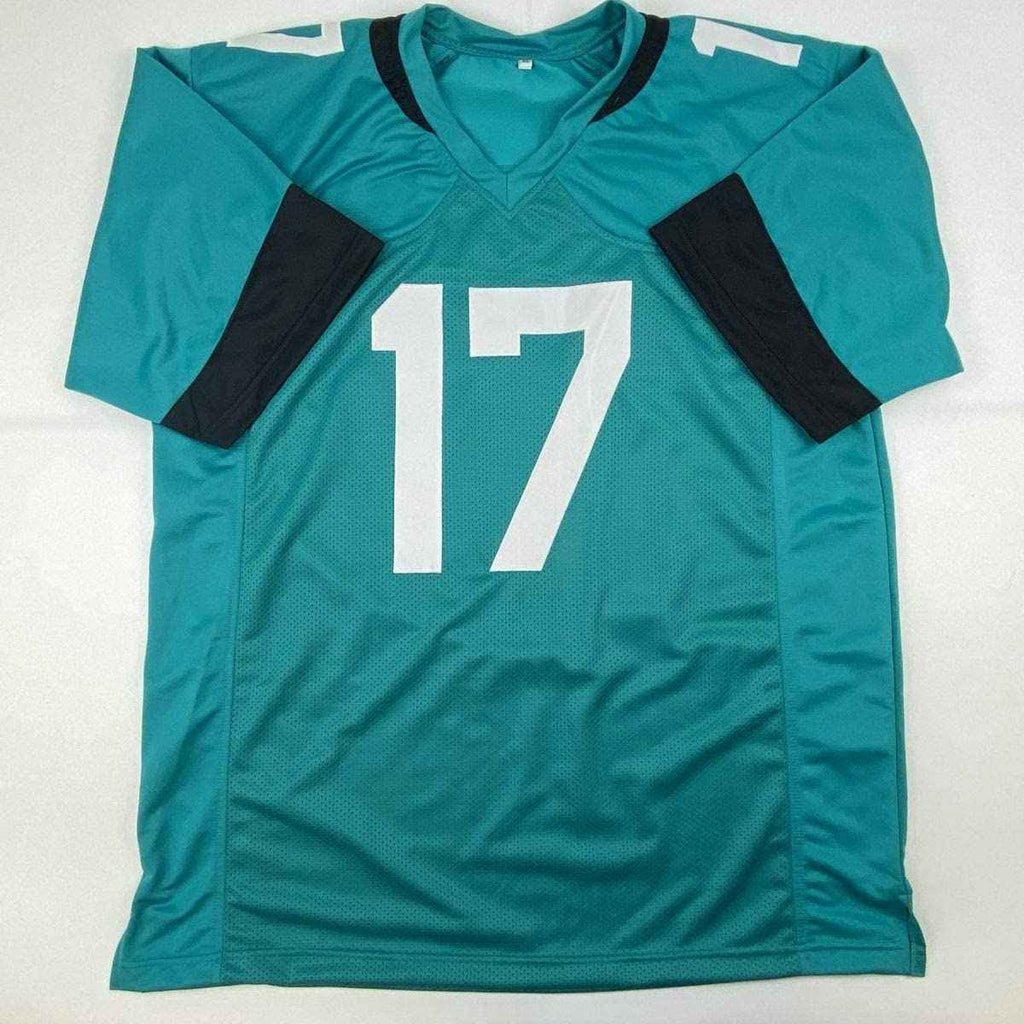 Autographed/Signed DJ D.J. Chark Jacksonville Teal Football Jersey Beckett BAS COA