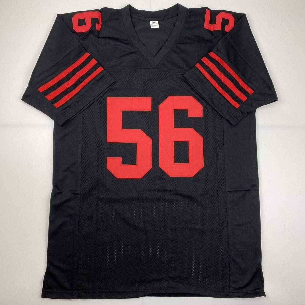 Autographed/Signed Kwon Alexander San Francisco Black Football Jersey JSA COA