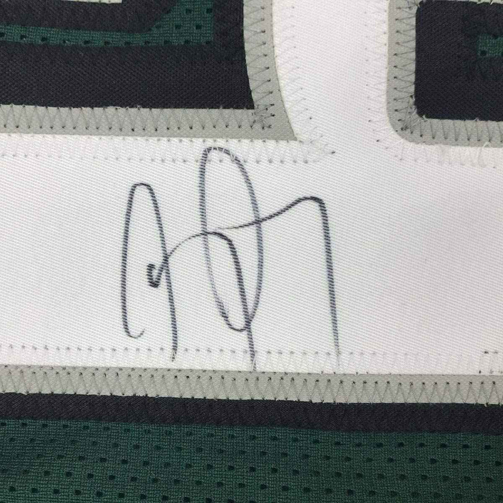 Framed Autographed/Signed Jay Ajayi 35x39#26 Philadelphia Eagles Green Football Jersey JSA COA