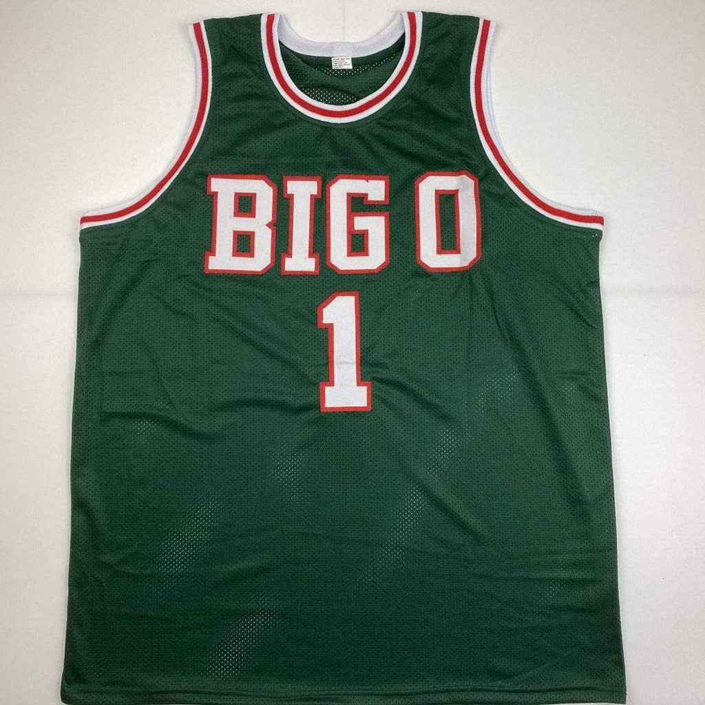 Autographed/Signed Oscar Robertson 71 Champs Milwaukee Green Basketball Jersey JSA COA