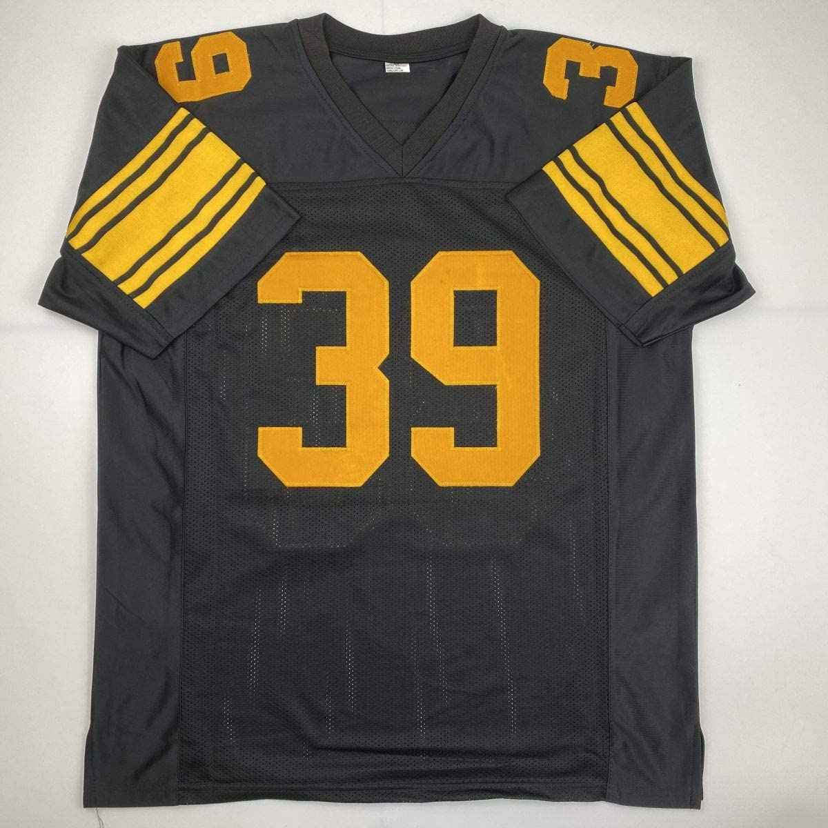 Autographed/Signed Minkah Fitzpatrick Pittsburgh Color Rush Football Jersey Beckett BAS COA