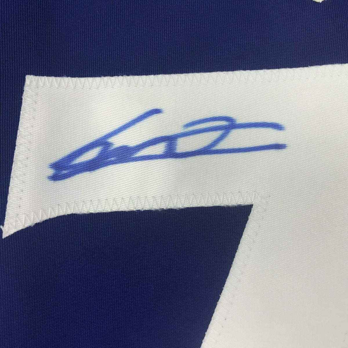 Autographed/Signed Vladimir Vlad Guerrero Jr. Toronto Blue Baseball Jersey JSA COA