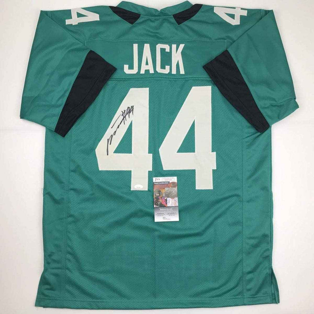 Autographed/Signed Myles Jack Jacksonville Teal Football Jersey JSA COA