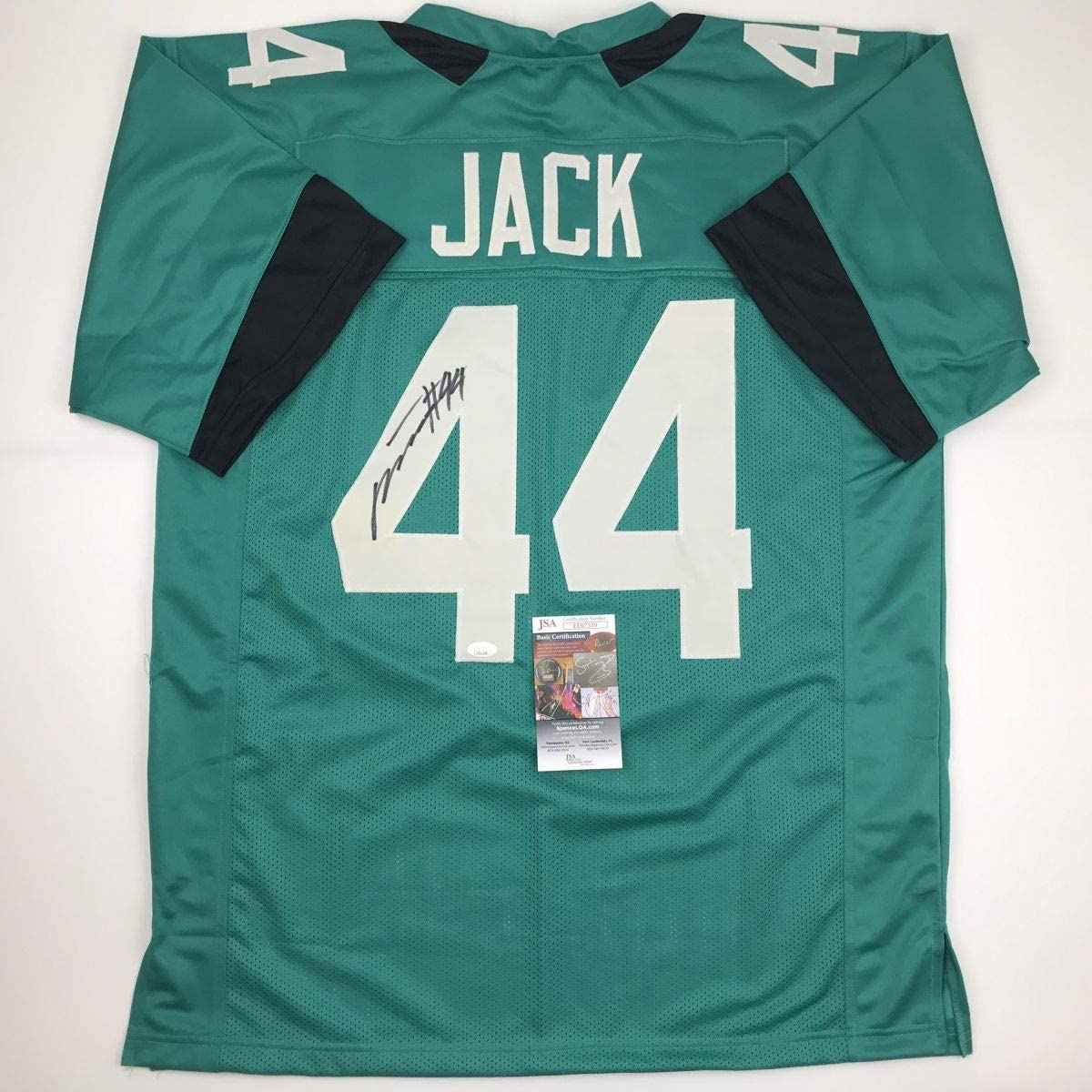 Autographed/Signed Myles Jack Jacksonville Teal Football Jersey JSA COA
