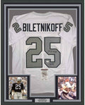 Framed Autographed/Signed Fred Biletnikoff HOF 88 35x39 Oakland Color Rush Football Jersey JSA COA