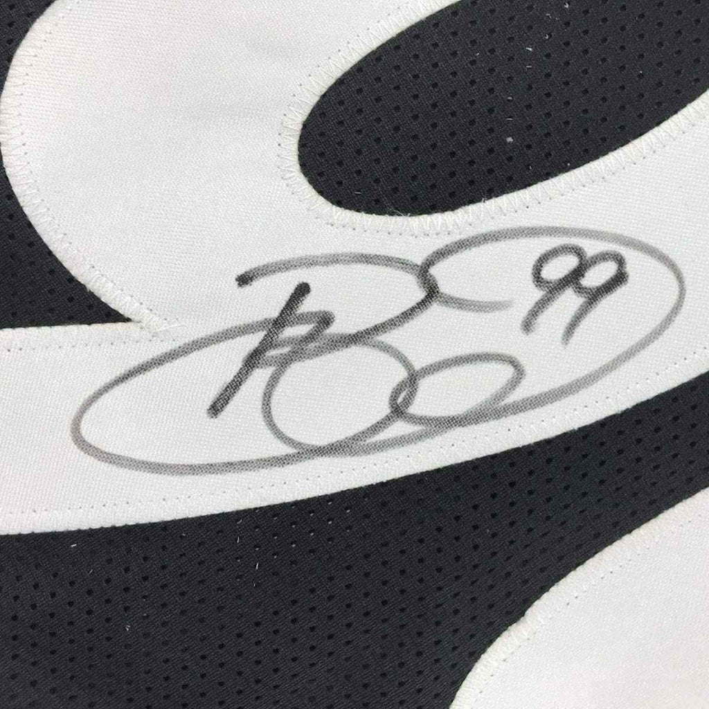 Autographed/Signed Brett Keisel Pittsburgh Black Football Jersey JSA COA