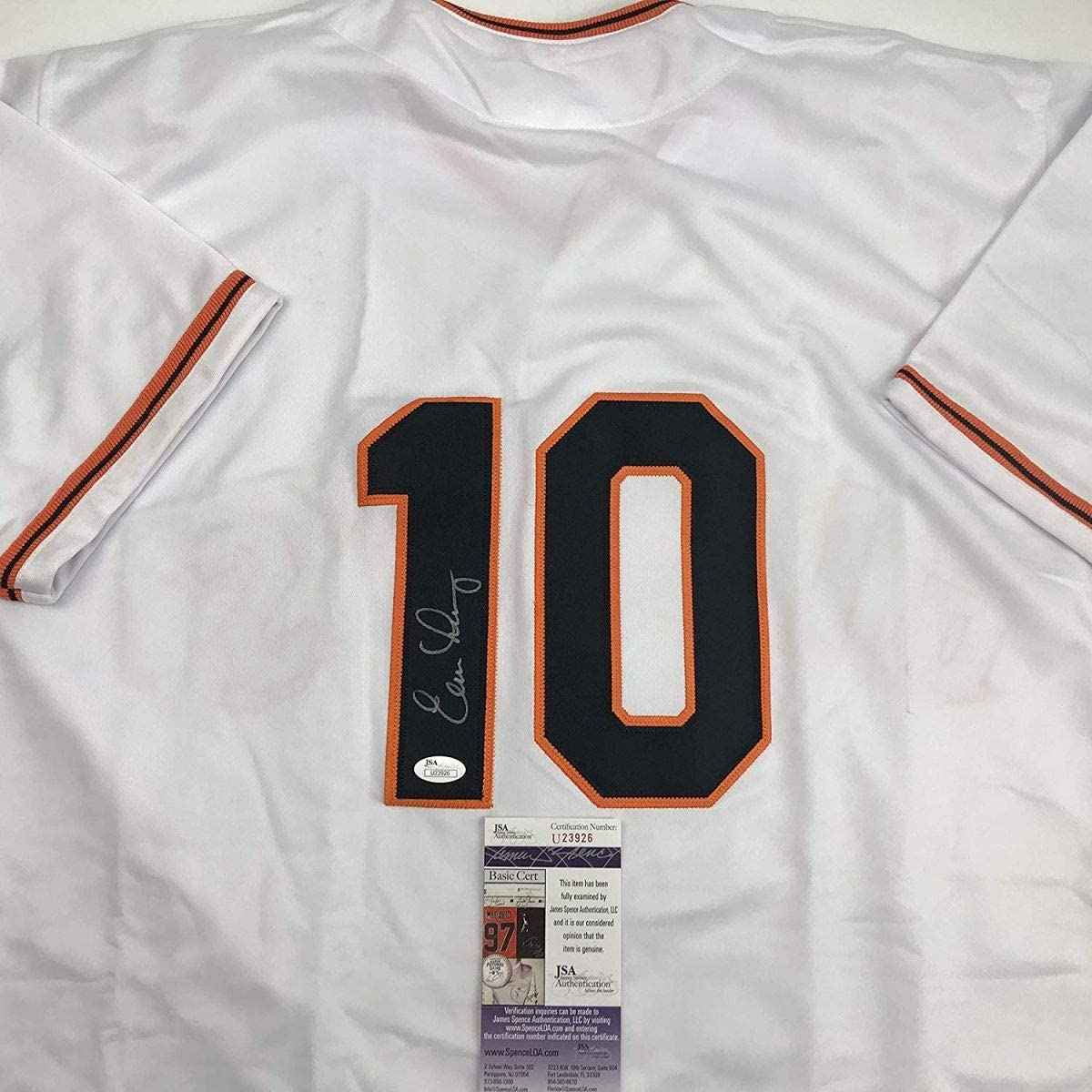Autographed/Signed Evan Longoria San Francisco White Baseball Jersey JSA COA