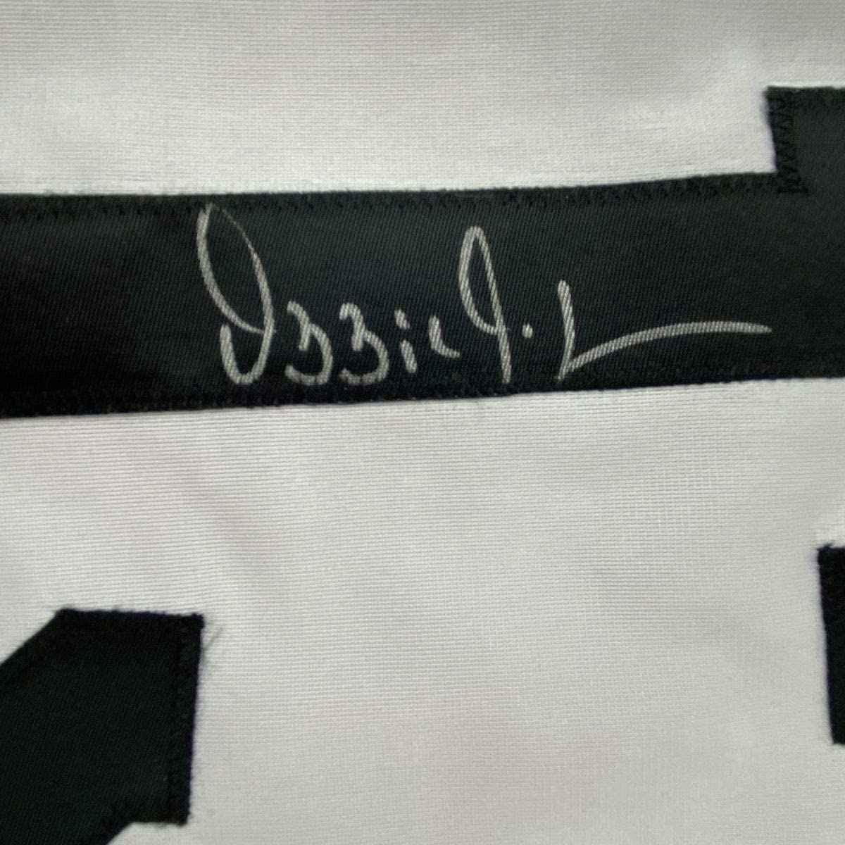 Autographed/Signed Ozzie Guillen Chicago Retro White Baseball Jersey JSA COA