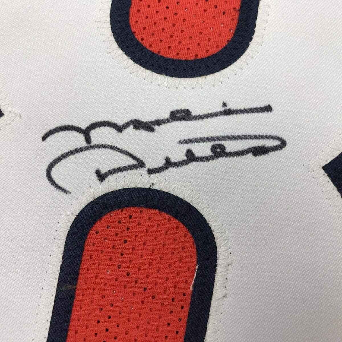 Autographed/Signed Mike Ditka Chicago Orange Stat Football Jersey JSA COA