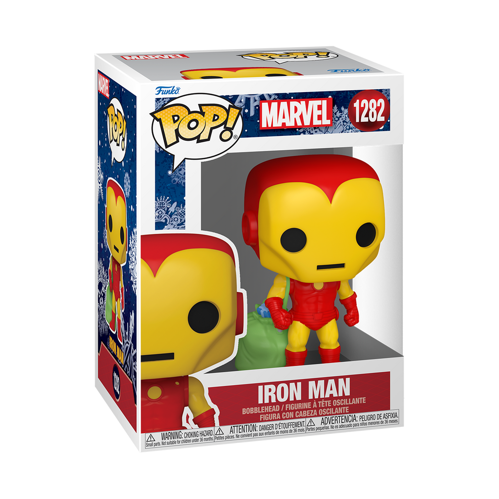 POP! Marvel: Holiday - Iron Man w/ Bag