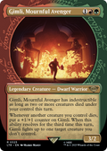 Gimli, Mournful Avenger (LTR-323) - The Lord of the Rings: Tales of Middle-earth: (Showcase) (Borderless) Foil