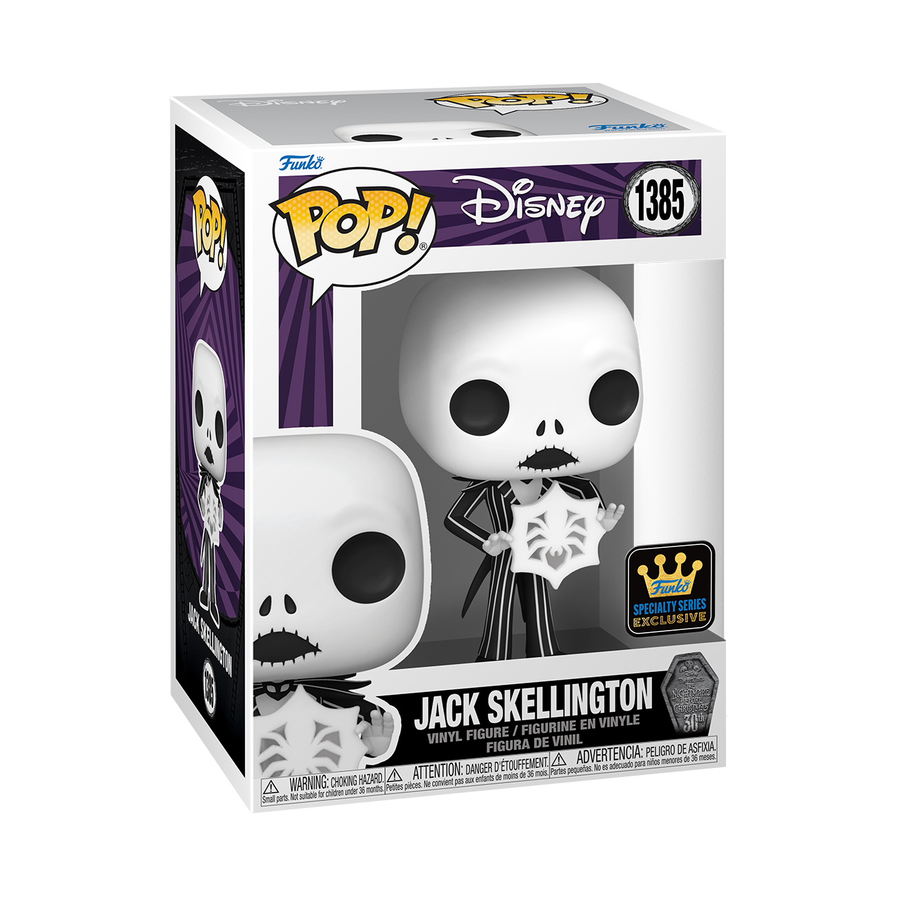 POP! Disney: TNBC 30th - Jack w/ Snowflake (Specialty Series Exclusive)