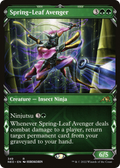 Spring-Leaf Avenger (NEO-349) - Kamigawa: Neon Dynasty: (Showcase) Foil