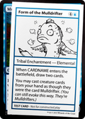 Form of the Mulldrifter (CMB1-022) - Mystery Booster Playtest Cards 2021