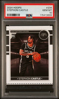 Graded 2024 Panini Hoops Stephon Castle #234 Rookie RC Basketball Card PSA 10 Gem Mint