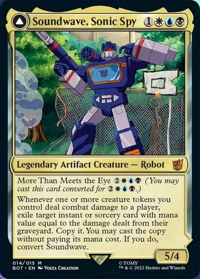 Soundwave, Sonic Spy // Soundwave, Superior Captain (BOT-014) - Transformers: (convertdfc)
