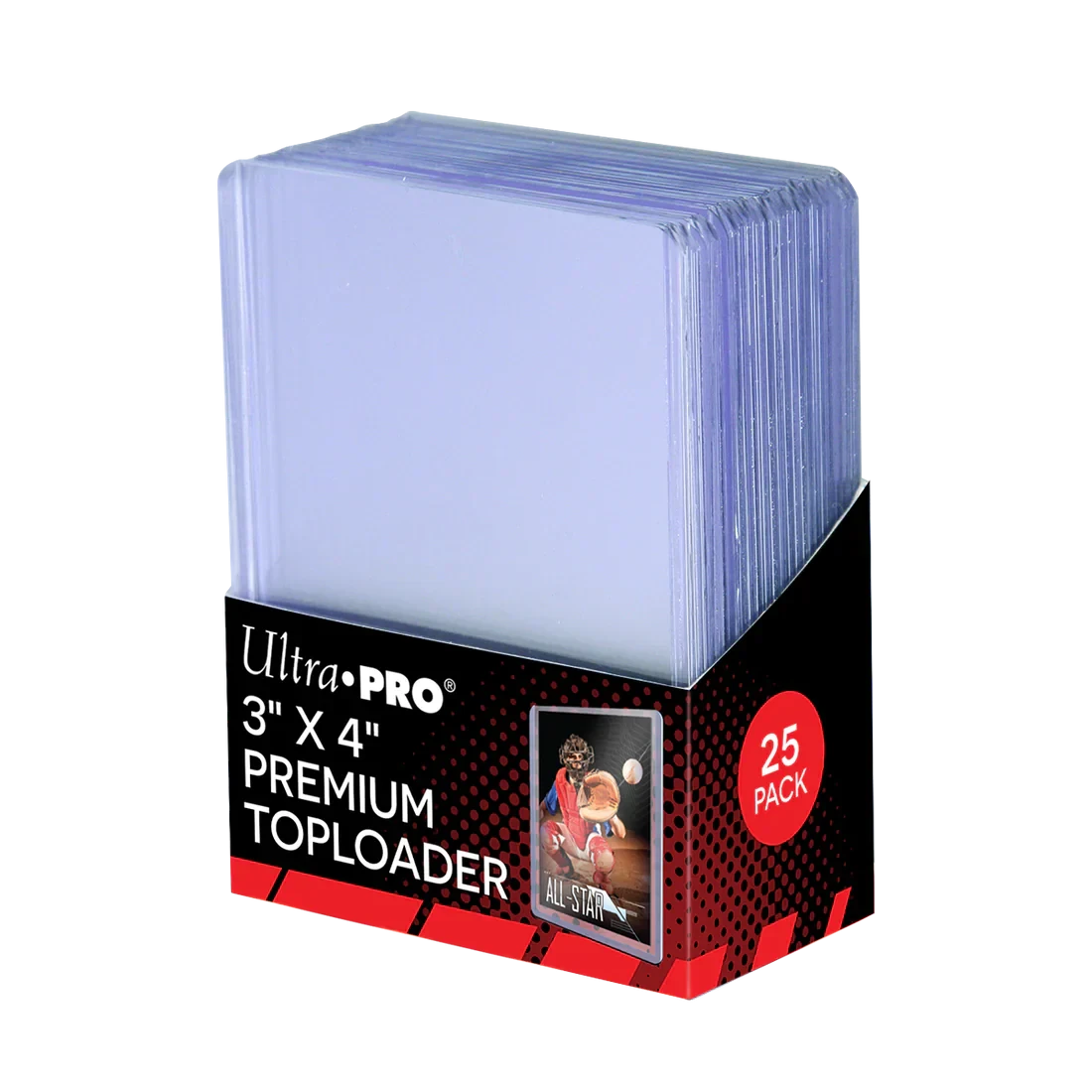 3" x 4" Ultra Clear Premium Toploaders (25ct)