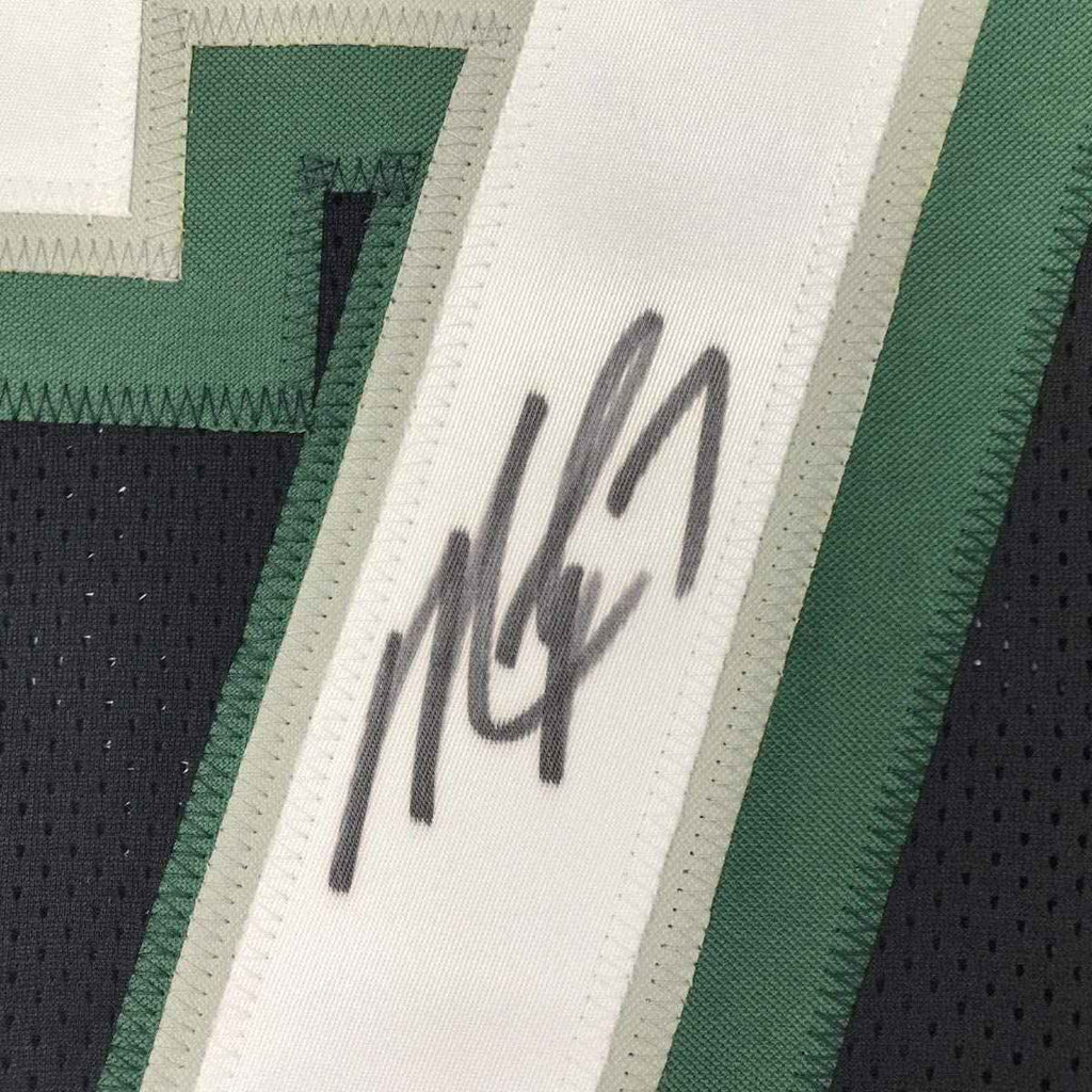Autographed/Signed Michael Mike Vick Philadelphia Black Football Jersey PSA/DNA COA