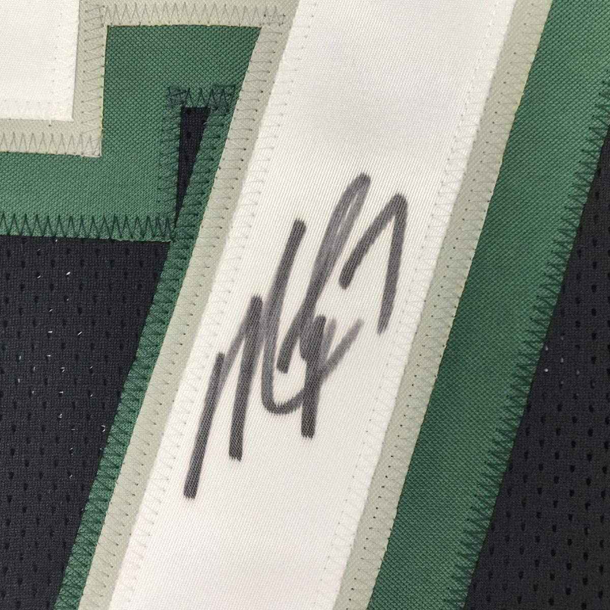 Autographed/Signed Michael Mike Vick Philadelphia Black Football Jersey PSA/DNA COA