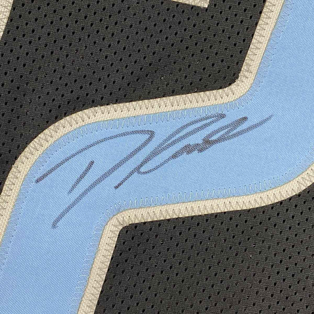 Autographed/Signed D'Andre Swift Detroit Black Football Jersey JSA COA