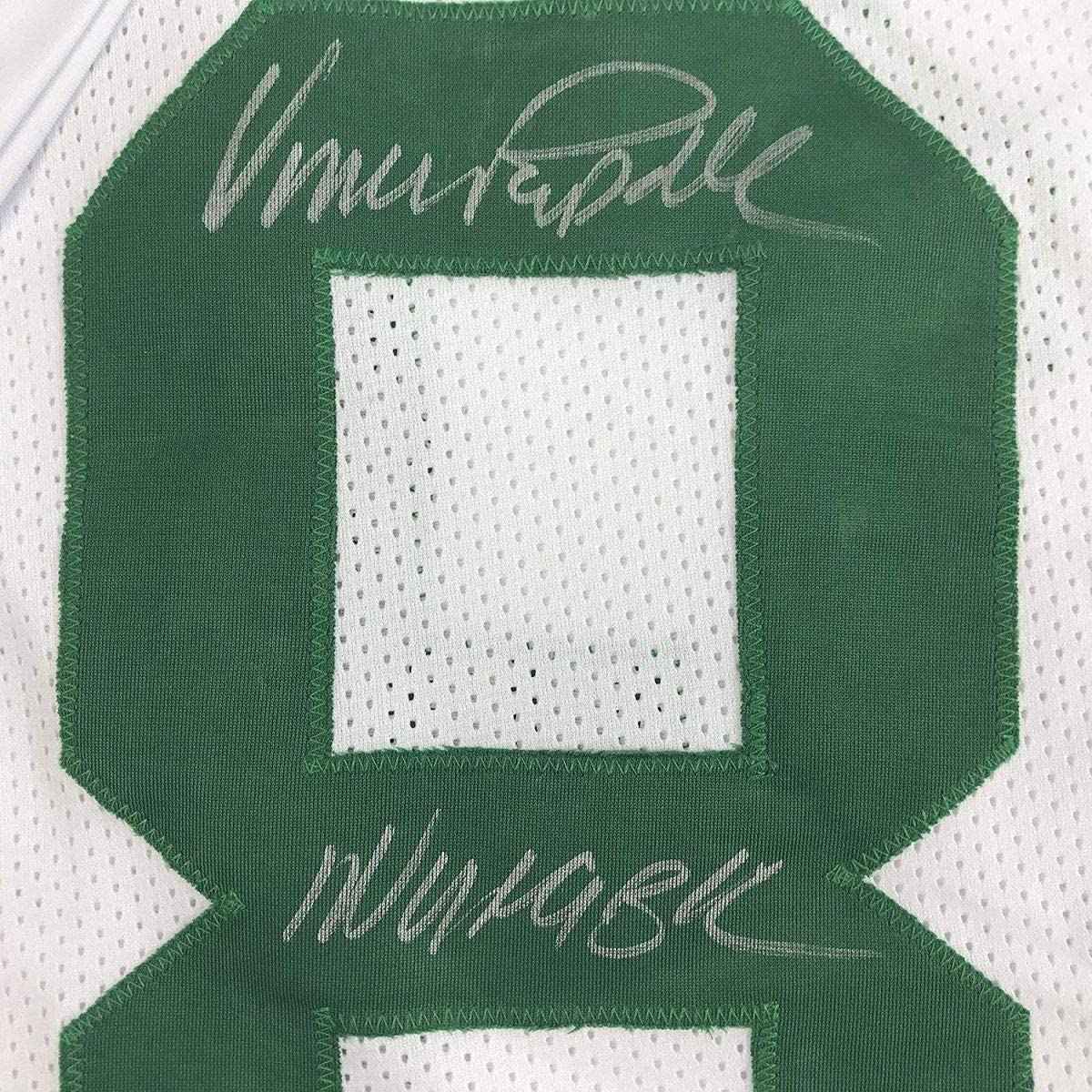 Framed Autographed/Signed Vince Papale Invincible  35x39 Philadelphia White Football Jersey JSA COA