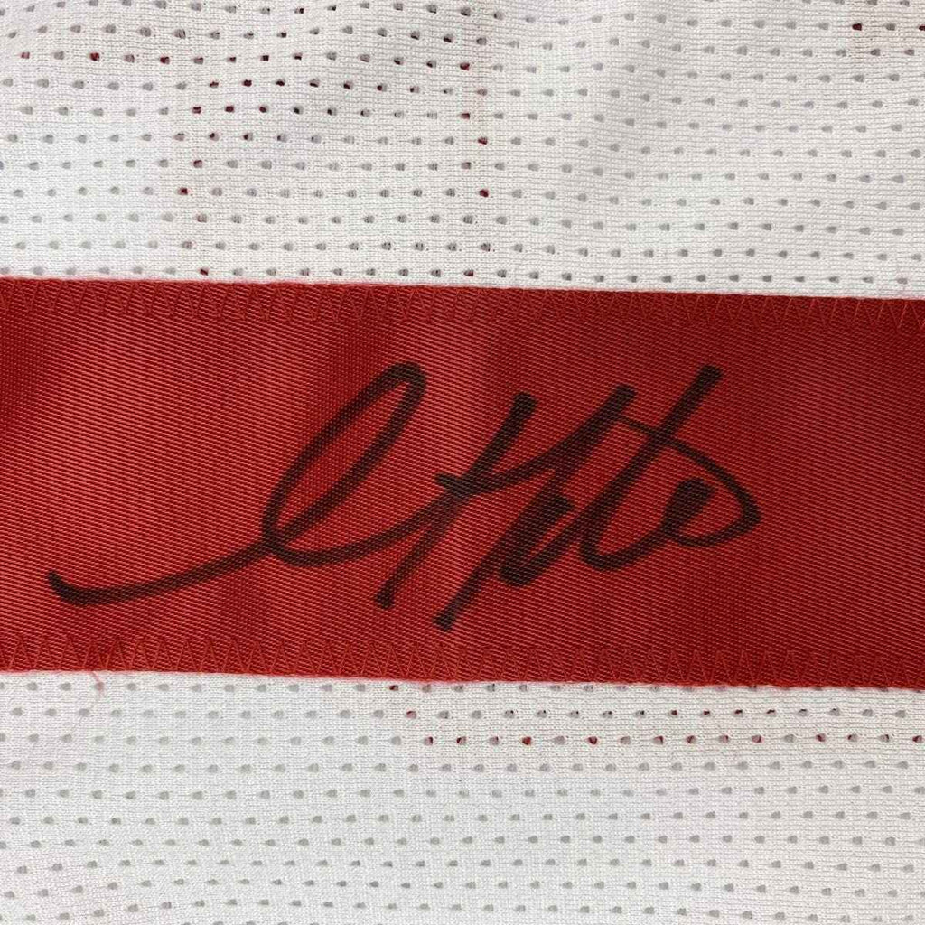 Framed Autographed/Signed Golden Tate III 35x39 New York White Football Jersey PSA/DNA COA