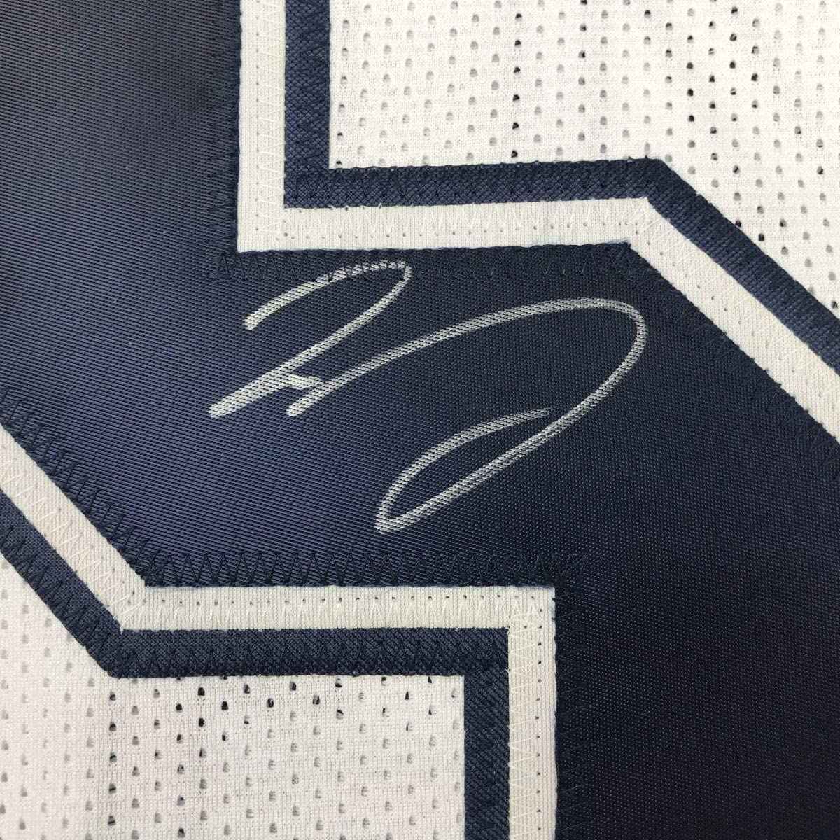 Framed Autographed/Signed Jaylon Smith 35x39 Dallas Color Rush Football Jersey PSA/DNA COA