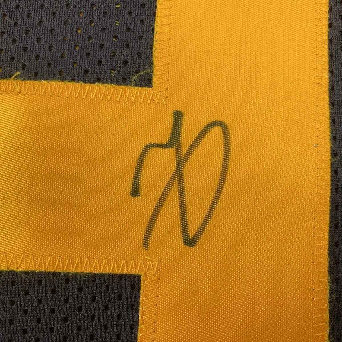 Framed Autographed/Signed Minkah Fitzpatrick 35x39 Pittsburgh Color Rush Football Jersey PSA/DNA COA