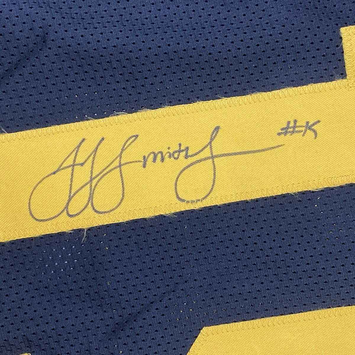 Autographed/Signed JuJu Smith-Schuster Pittsburgh Color Rush Football Jersey Beckett BAS COA