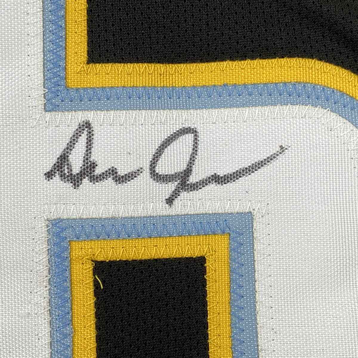 Autographed/Signed Asante Samuel Jr. Los Angeles LA Black Football Jersey JSA COA