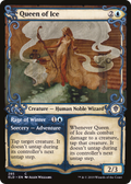 Queen of Ice // Rage of Winter (ELD-285) - Throne of Eldraine: (Showcase)