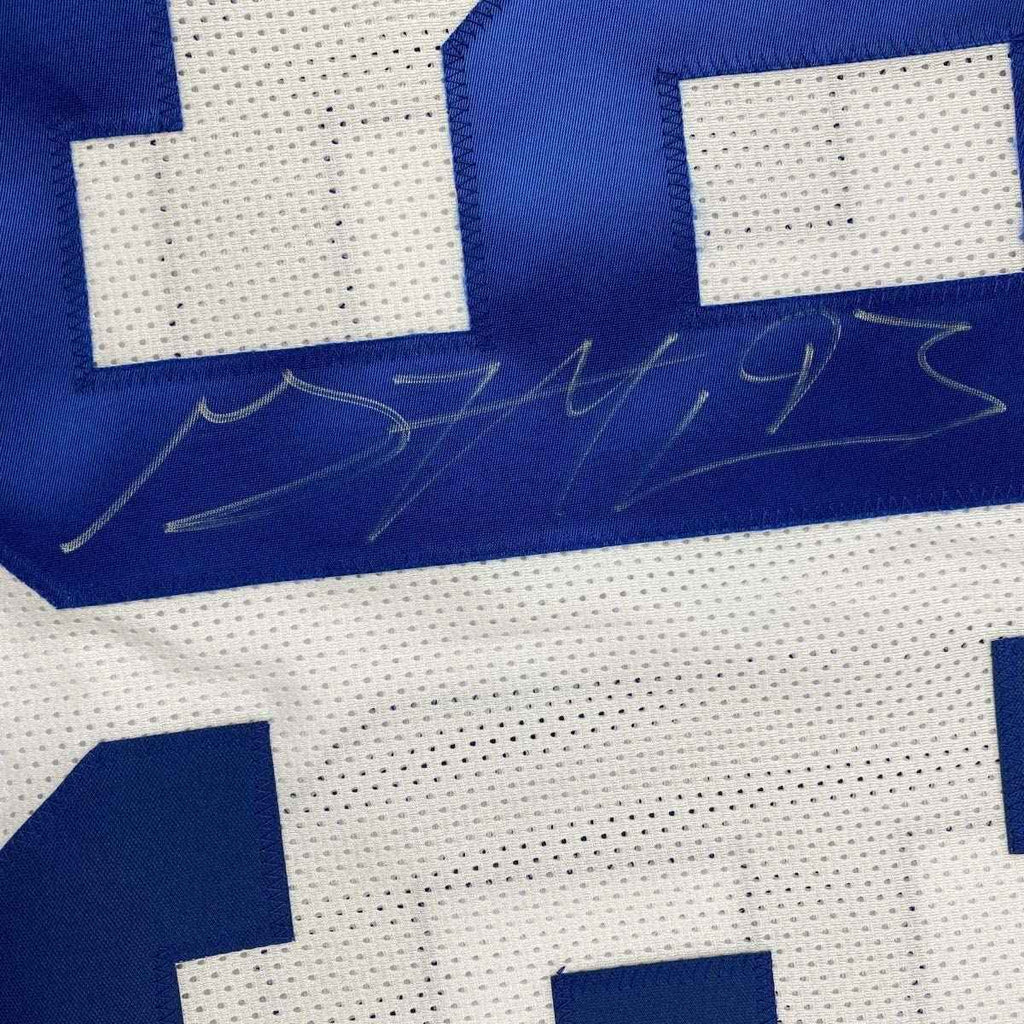 Autographed/Signed Gerald McCoy Dallas White Football Jersey PSA/DNA COA