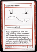 Geometric Weird (CMB1-) - Mystery Booster Playtest Cards 2021