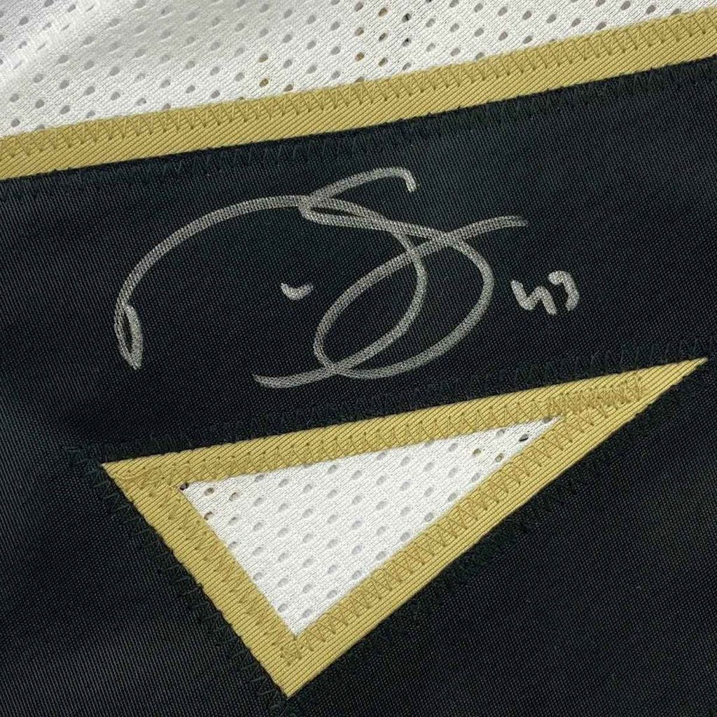 Autographed/Signed Darren Sproles New Orleans White Football Jersey JSA COA