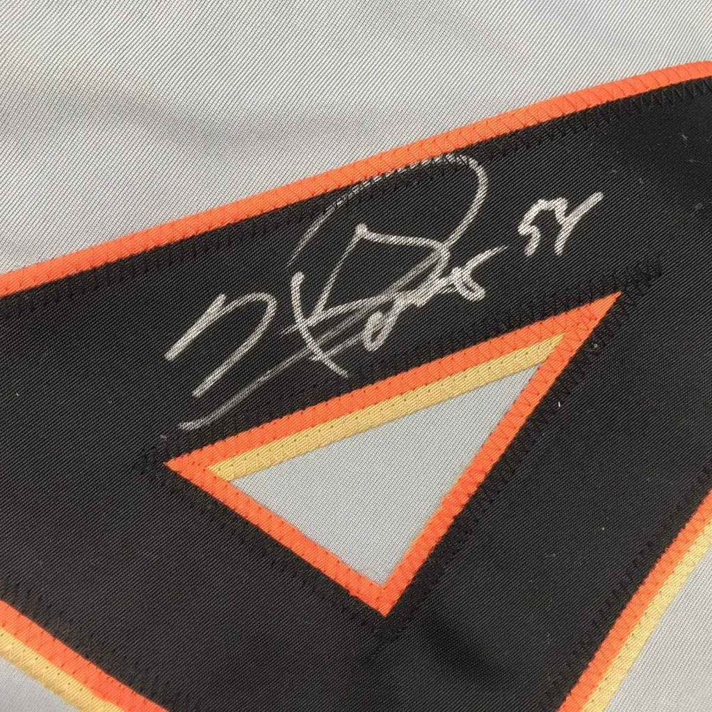 Autographed/Signed Sergio Romo San Francisco Grey Baseball Jersey JSA COA
