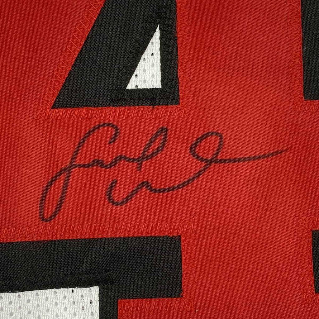 Autographed/Signed Fred Warner San Francisco White Alternate Football Jersey Beckett BAS COA