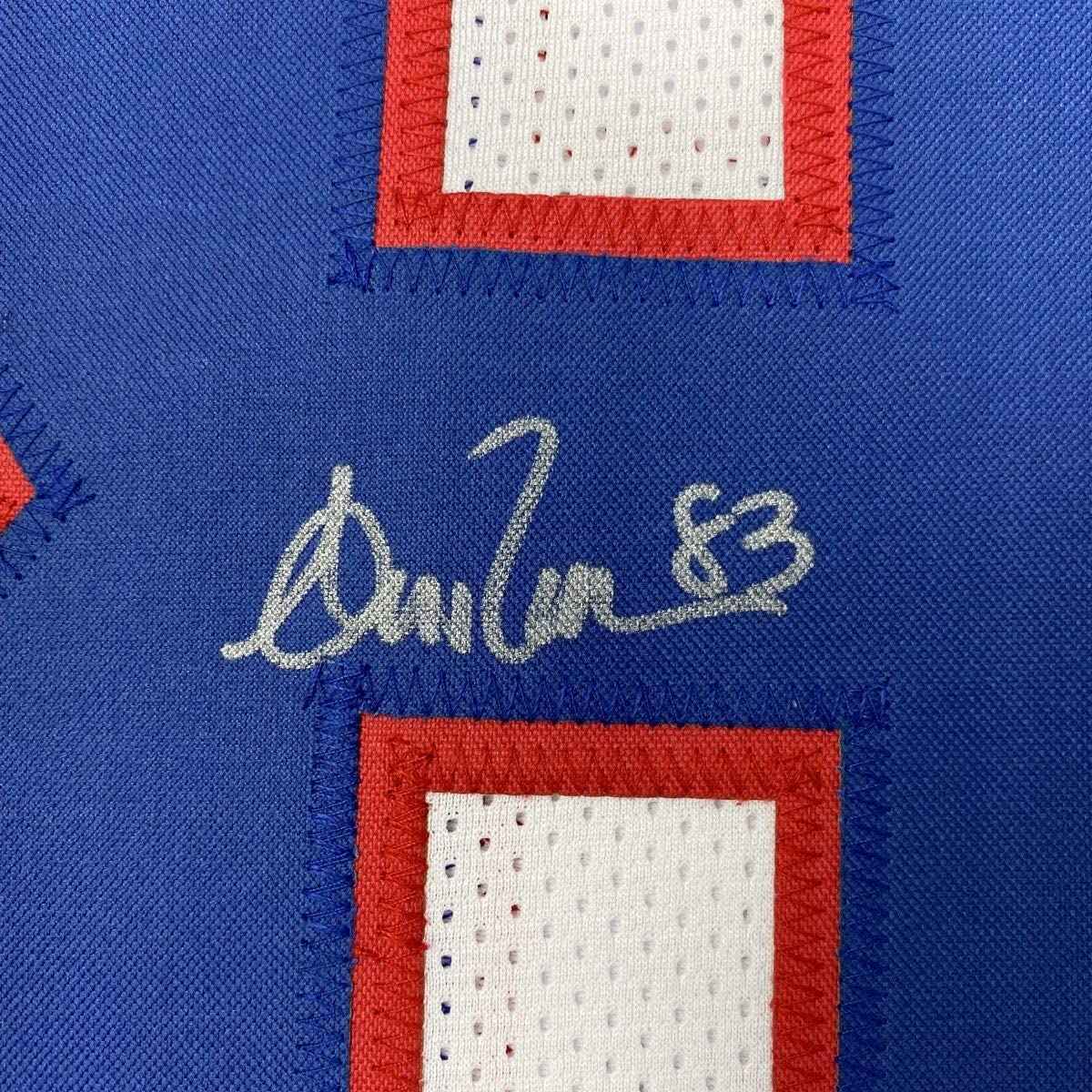 Autographed/Signed Andre Reed Buffalo White Football Jersey JSA COA