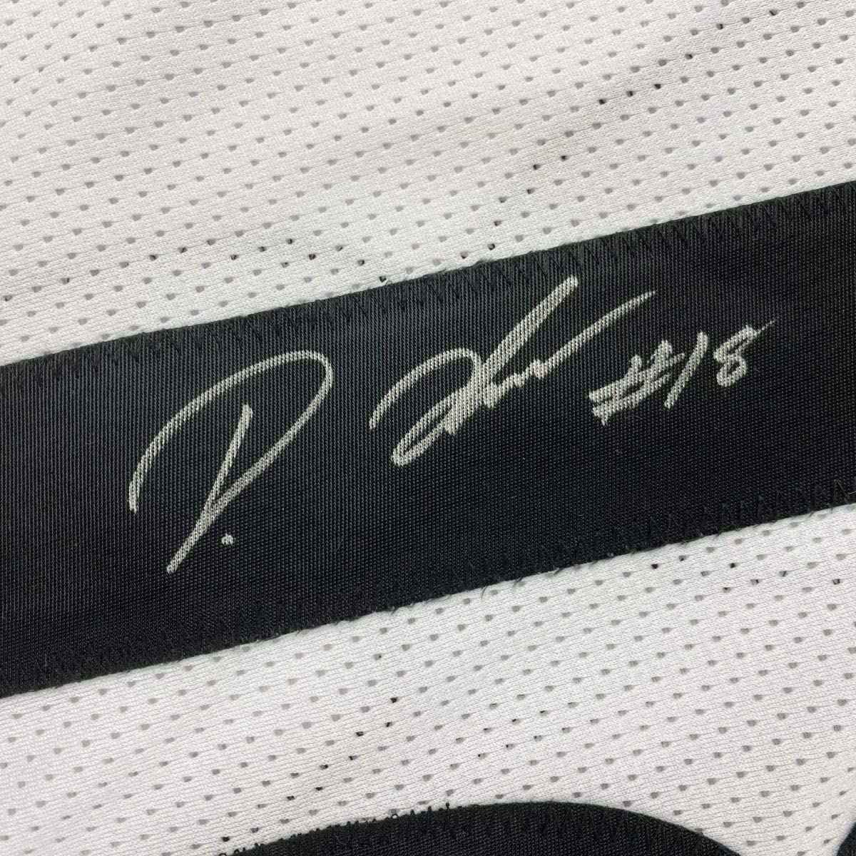 Autographed/Signed Diontae Johnson Pittsburgh White Football Jersey JSA COA