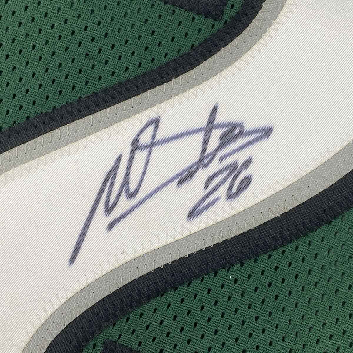 Autographed/Signed Miles Sanders Philadelphia Green Football Jersey JSA COA