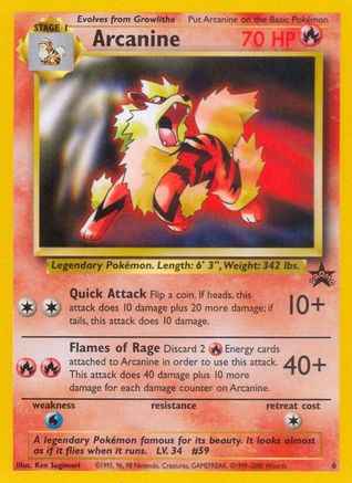 Arcanine 006/53 - WoTC Promo