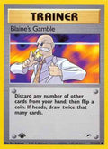 Blaine's Gamble 121/132 - Gym Heroes 1st Edition