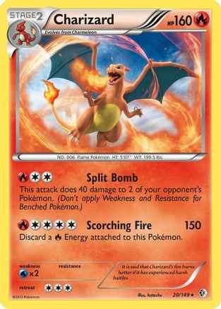 Charizard 020/149 - Boundaries Crossed Holofoil
