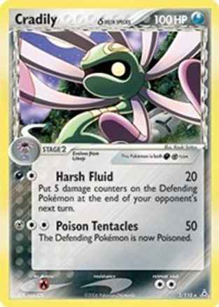 Cradily (Delta Species) 002/110 - Holon Phantoms Reverse Holofoil