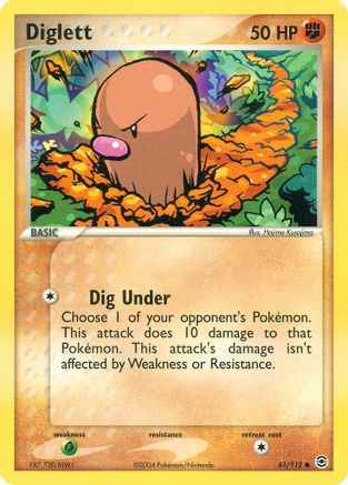 Diglett 061/112 - FireRed & LeafGreen